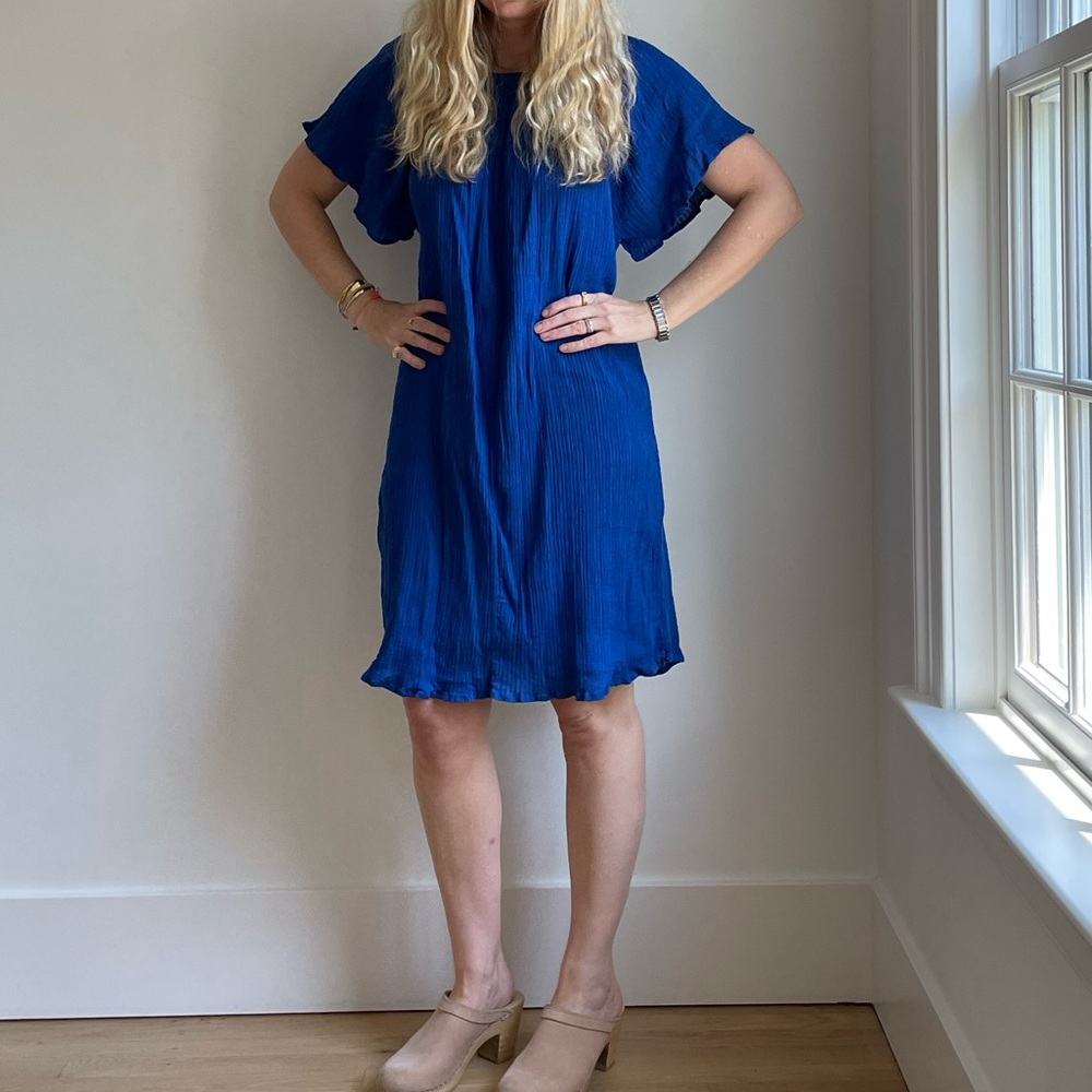 Blue Gauze Dress